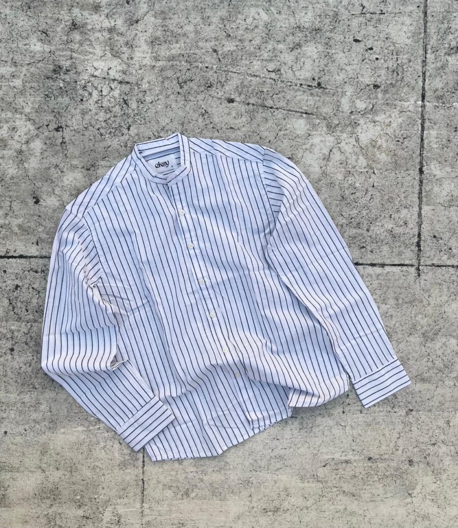 White Striped Linen Shirt