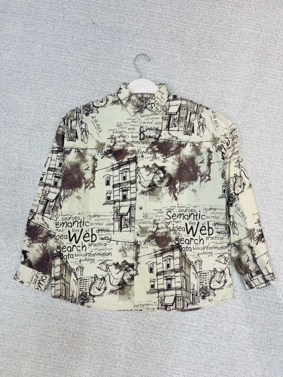 Corduroy Printed Shirt