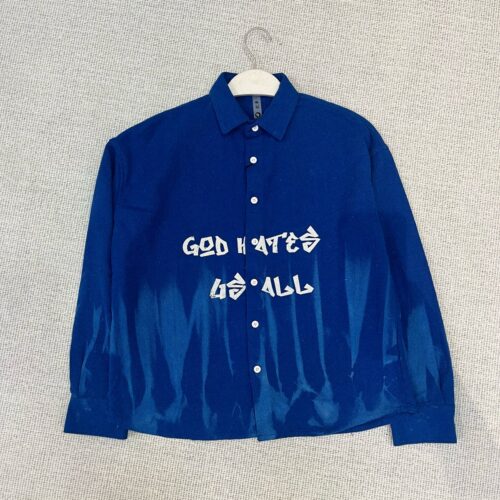 Oversized Blue Cotton shirt
