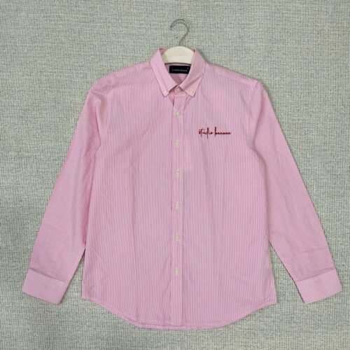 Old money pink striped shirt