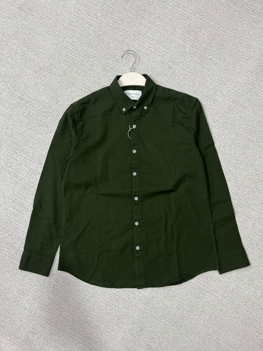 Pine Green Linen Shirt