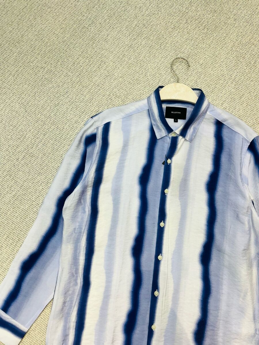 Printed shirt blue - Image 2