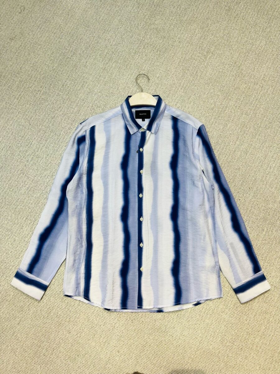 Printed shirt blue