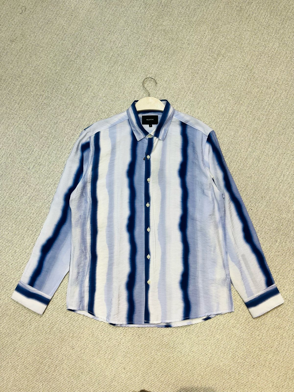 Printed shirt blue