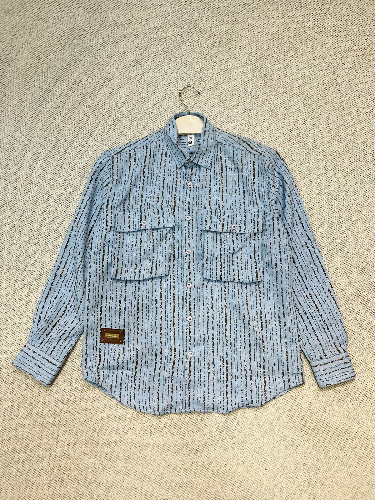 Oversized double pocket shirt