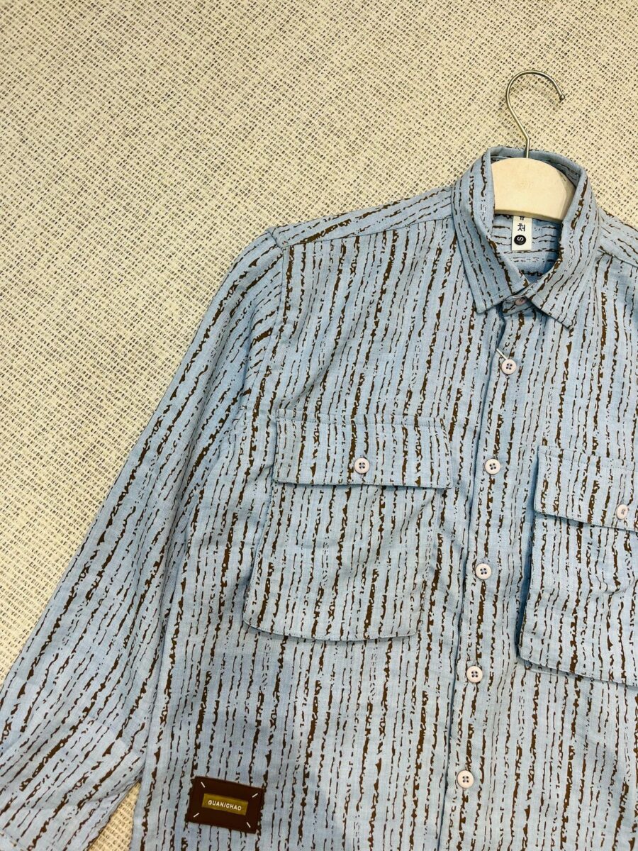 Oversized double pocket shirt - Image 2