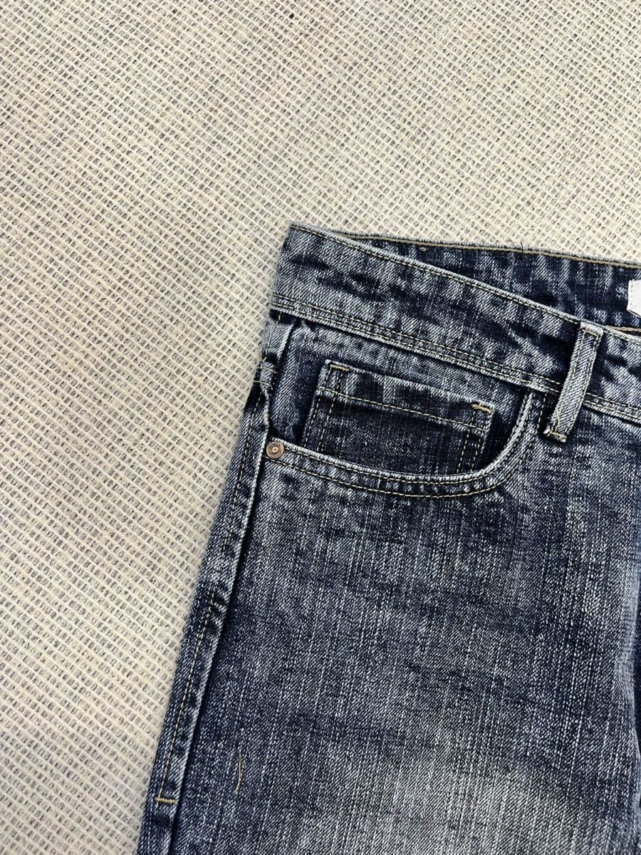Slub mom fit jeans - Image 3