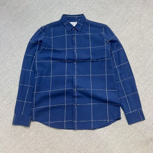 Blue checked shirt