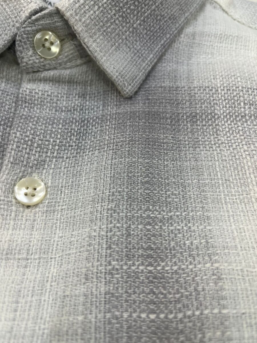 Half-sleeve checked shirt - Image 3