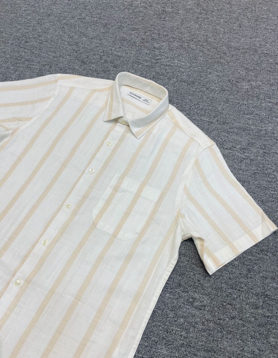 Half-sleeve striped shirt - Image 2