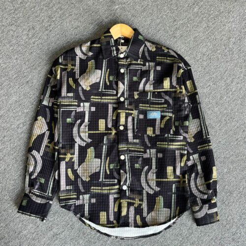 Korean Black Printed Shirt