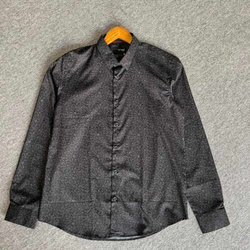 Formal Black Printed Shirt
