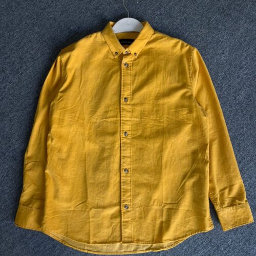Corduroy Yellow Solid Shirt